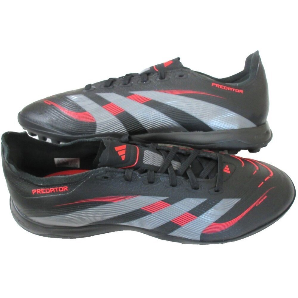 Adidas Men's Predator League Turf Soccer Football Cleats Black Red Sizes NIB